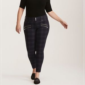 Torrid Plaid Jeggings Size 26